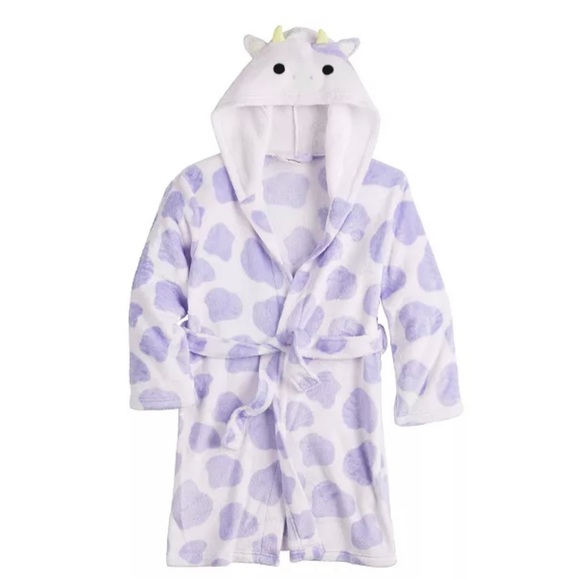 Squishmallows Other - Squishmallows Girls Bubba Cow Robe NWT Size 12